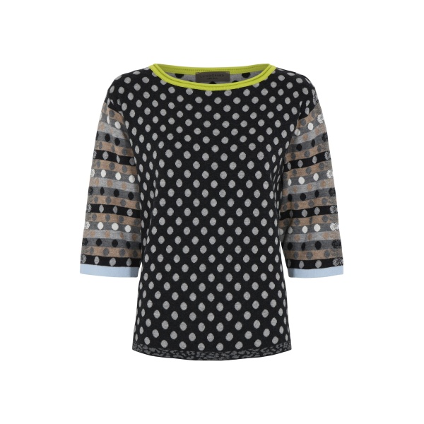 Strik Jacquard Dot Blouse
