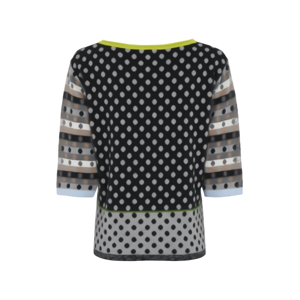 Strik Jacquard Dot Blouse - Image 2